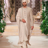 Beige Sherwani