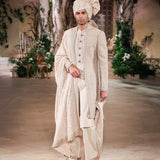 Beige Sherwani