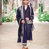 Purple Kurta Dhoti Set