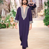 Purple Kaftan Set