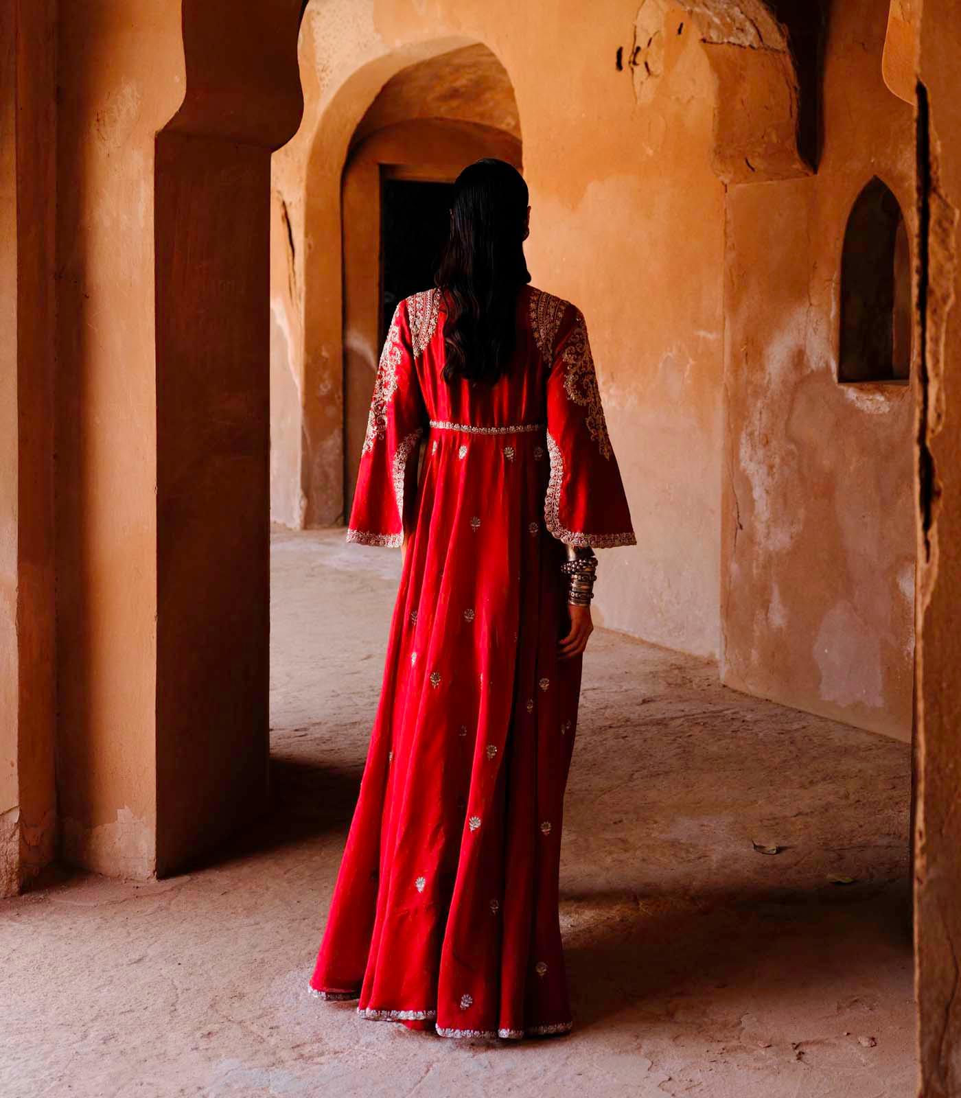 Anarkali Drape Set - Jayanti Reddy