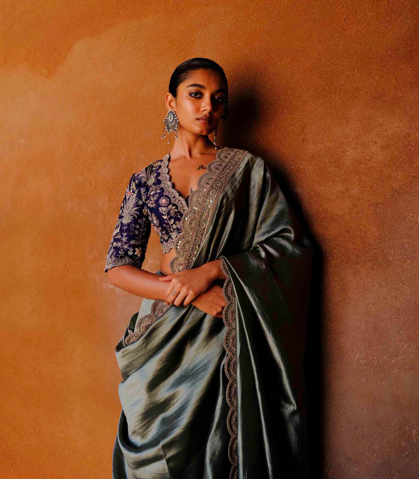 Mint Saree Set - Jayanti Reddy