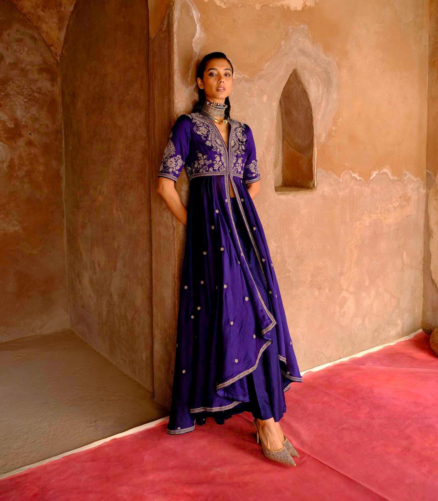 Anarkali Drape Set - Jayanti Reddy