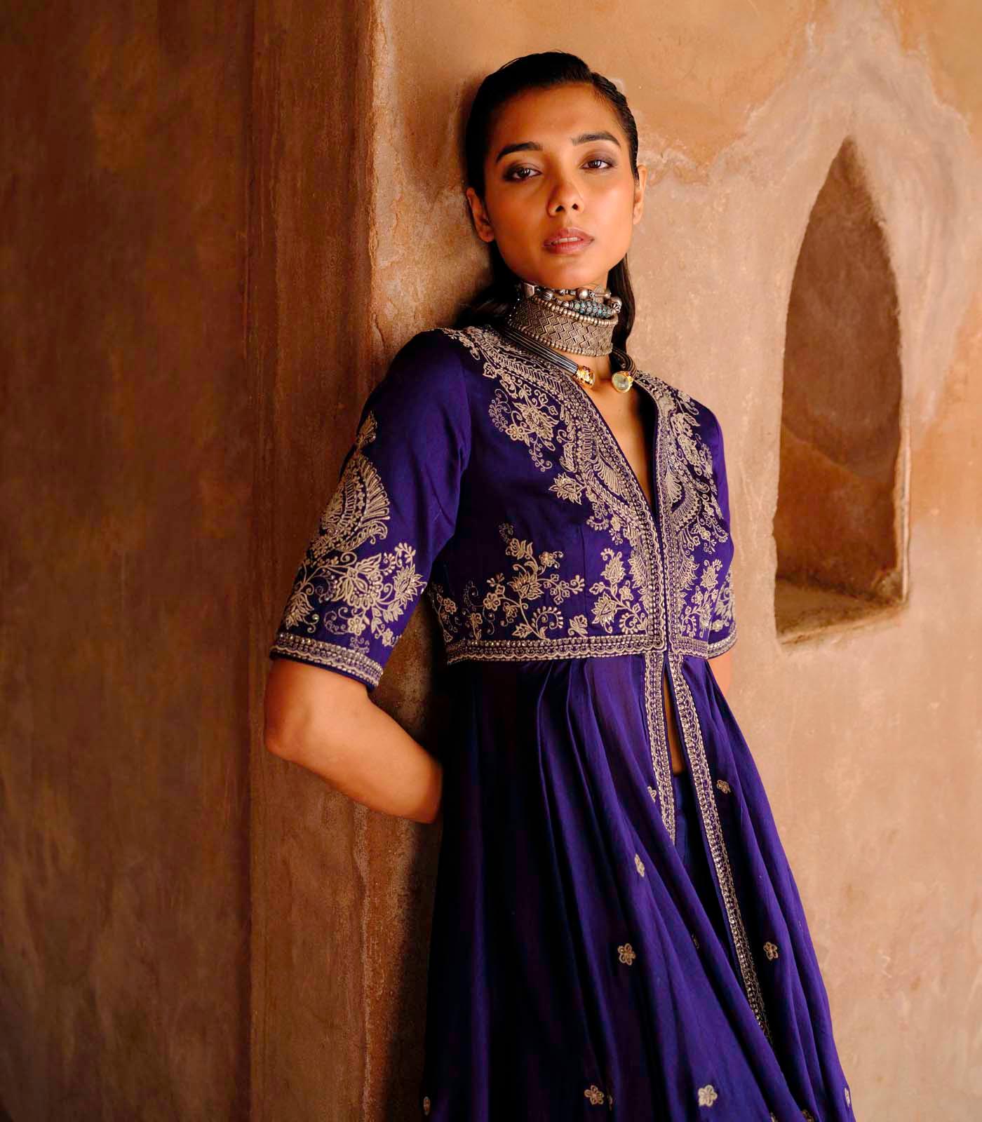Anarkali Drape Set - Jayanti Reddy