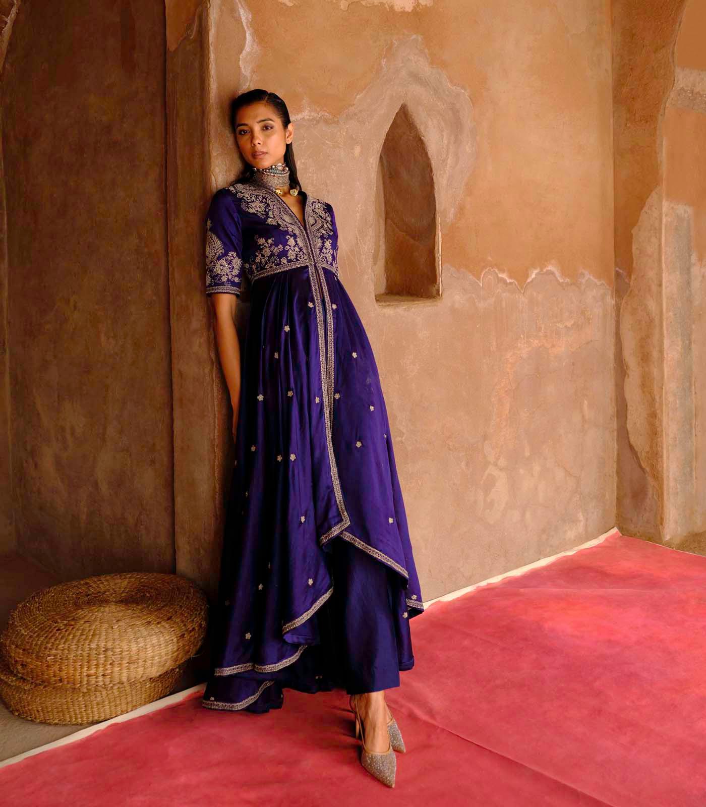 Anarkali Drape Set - Jayanti Reddy