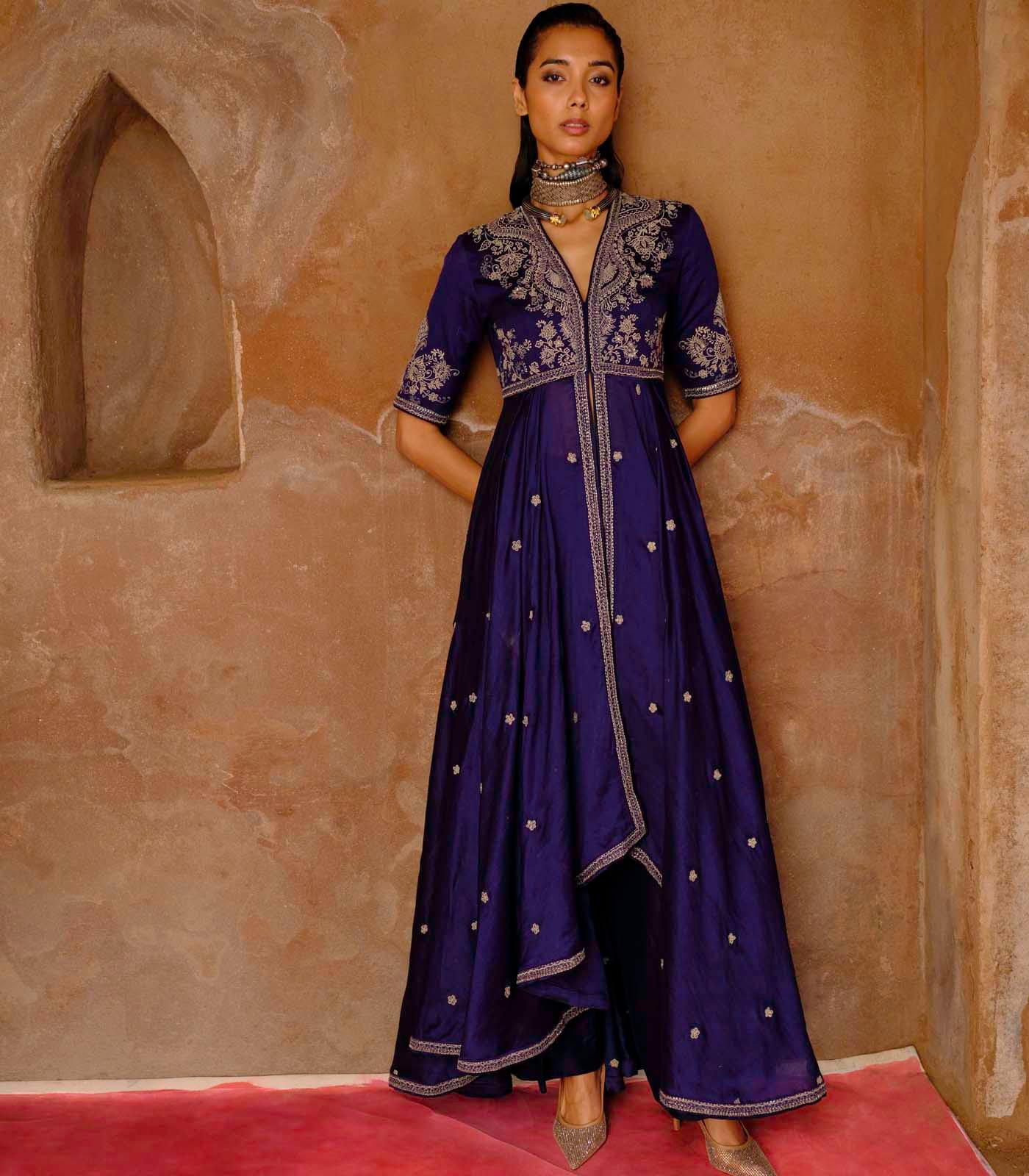 Anarkali Drape Set - Jayanti Reddy