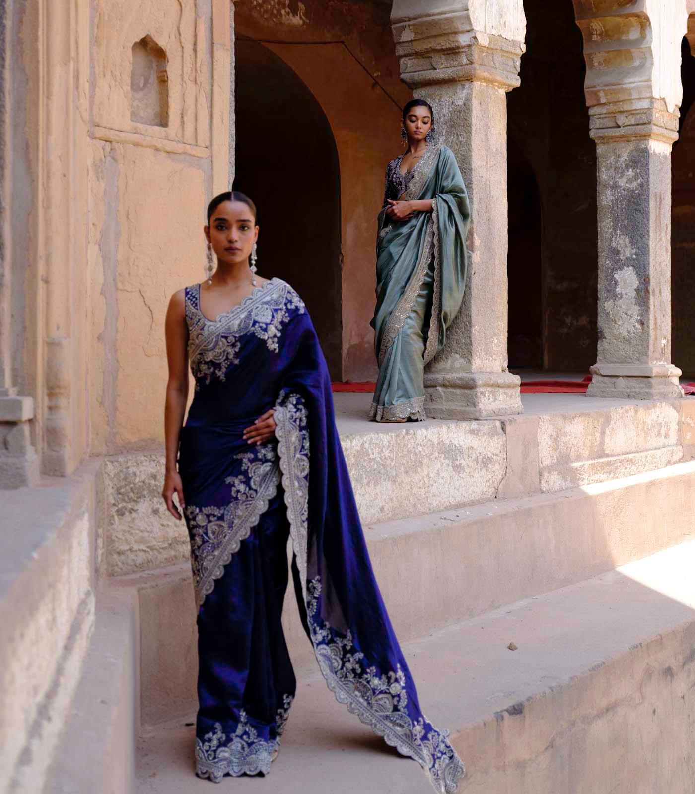 Purple Saree Set - Jayanti Reddy