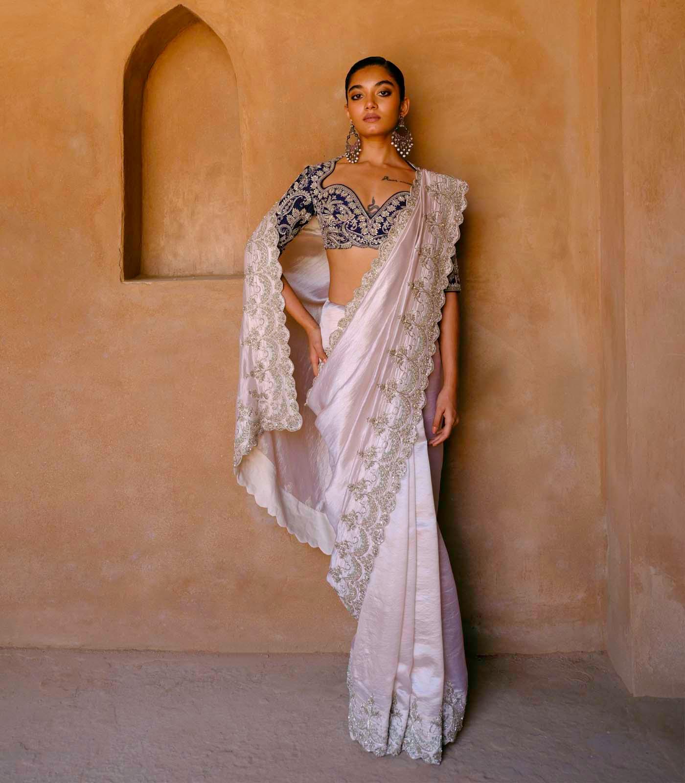 Ivory Saree Set - Jayanti Reddy