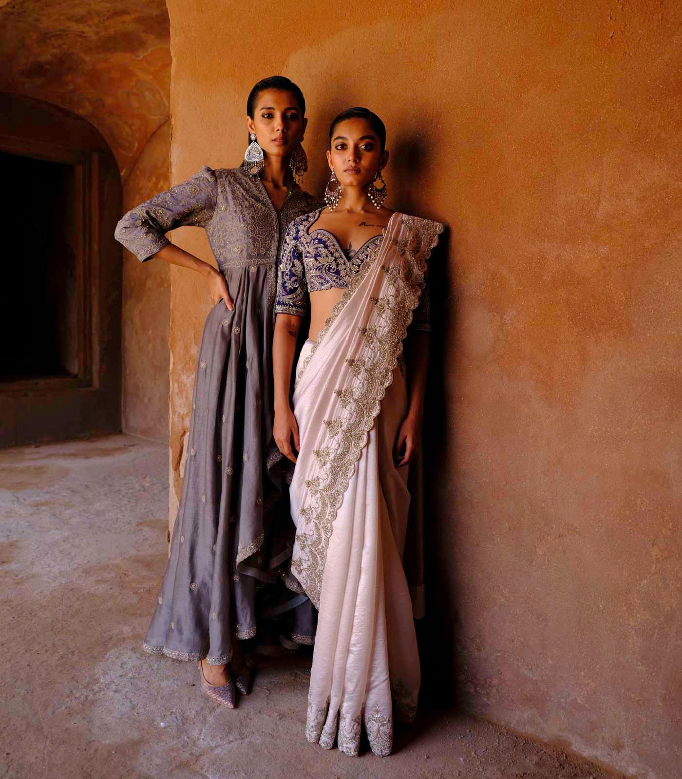 Anarkali Drape Set - Jayanti Reddy