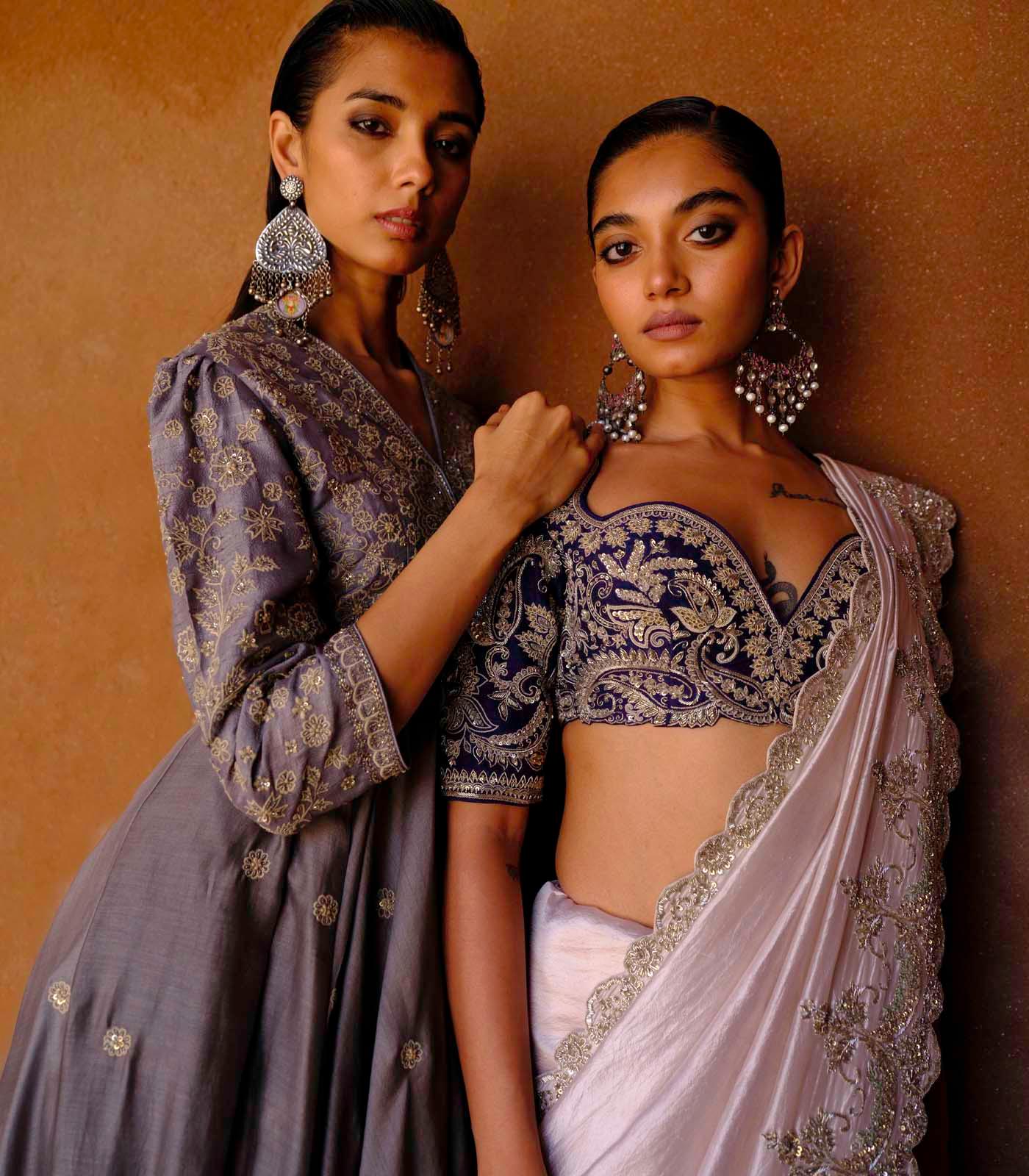 Anarkali Drape Set - Jayanti Reddy
