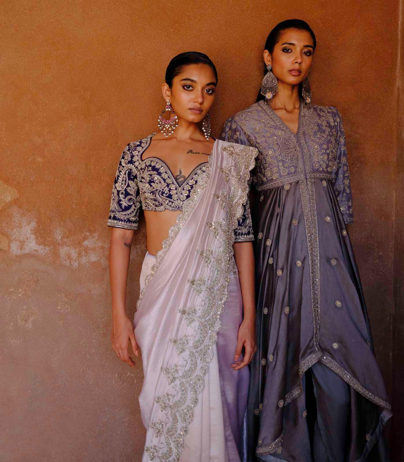 Anarkali Drape Set - Jayanti Reddy