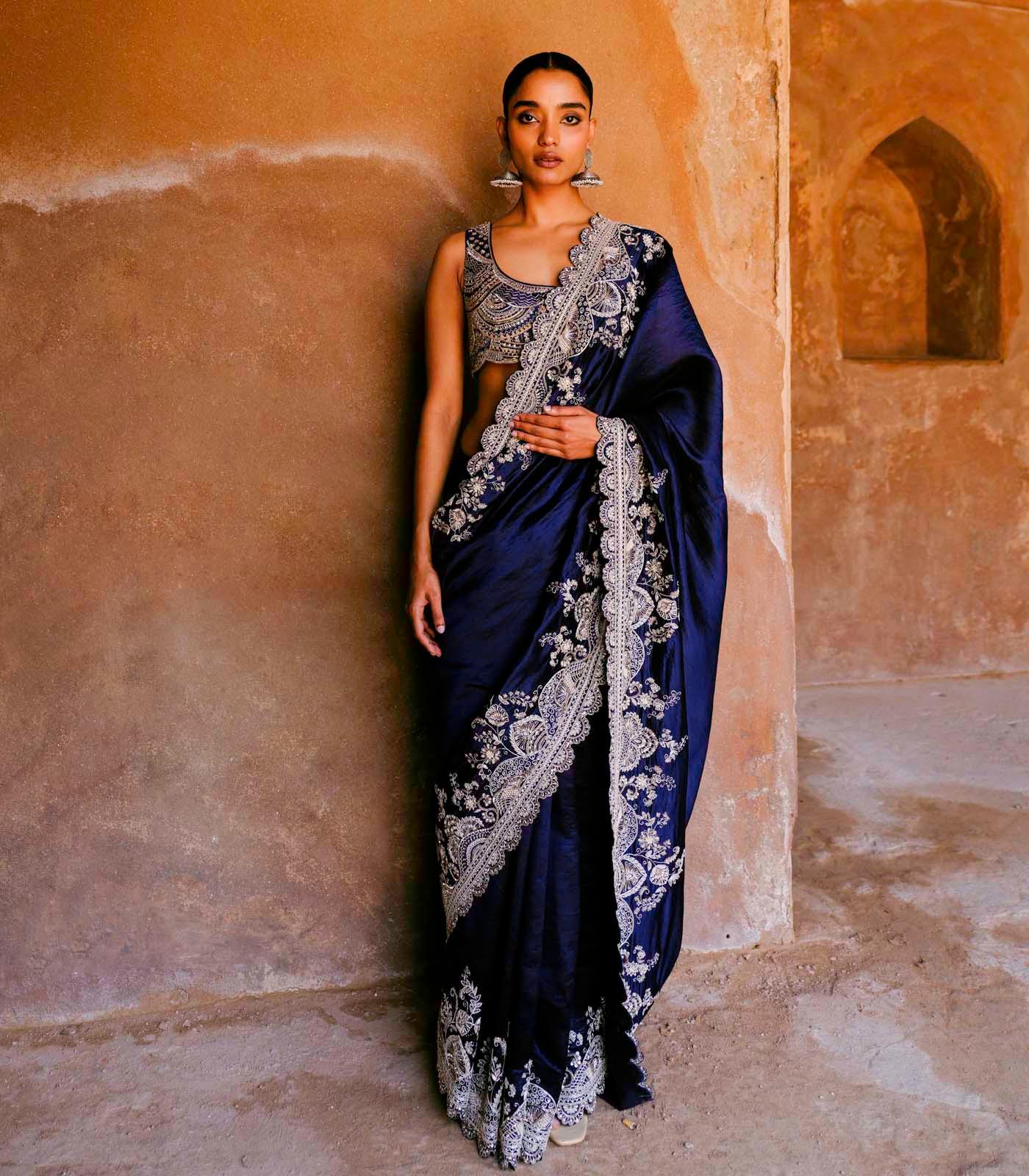 Purple Saree Set - Jayanti Reddy