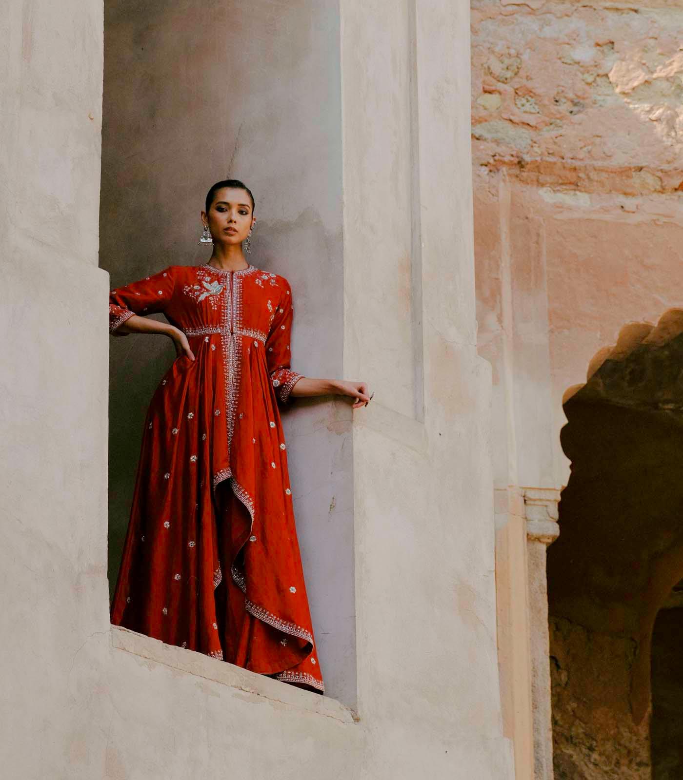 Anarkali Drape Set - Jayanti Reddy