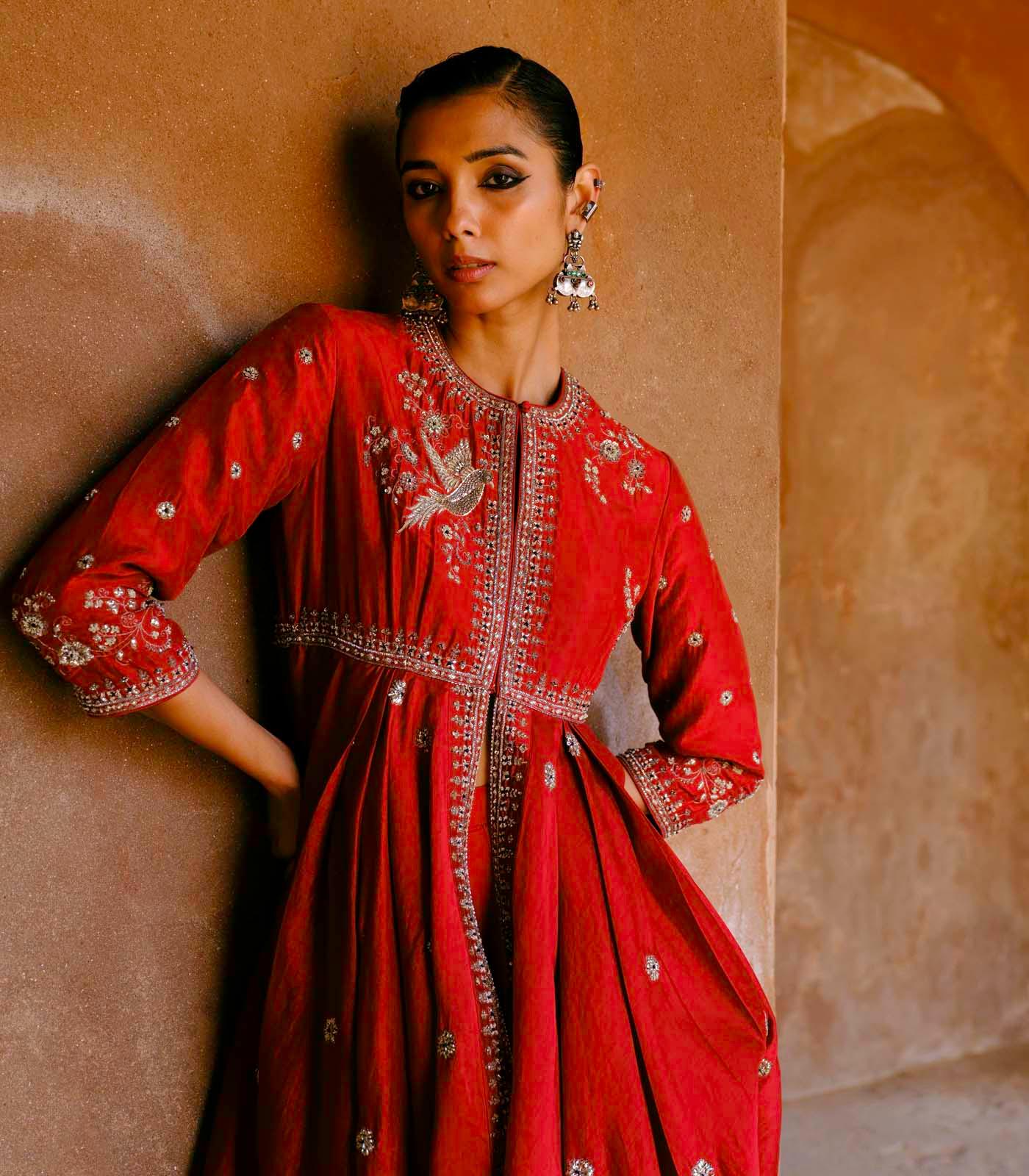 Anarkali Drape Set - Jayanti Reddy