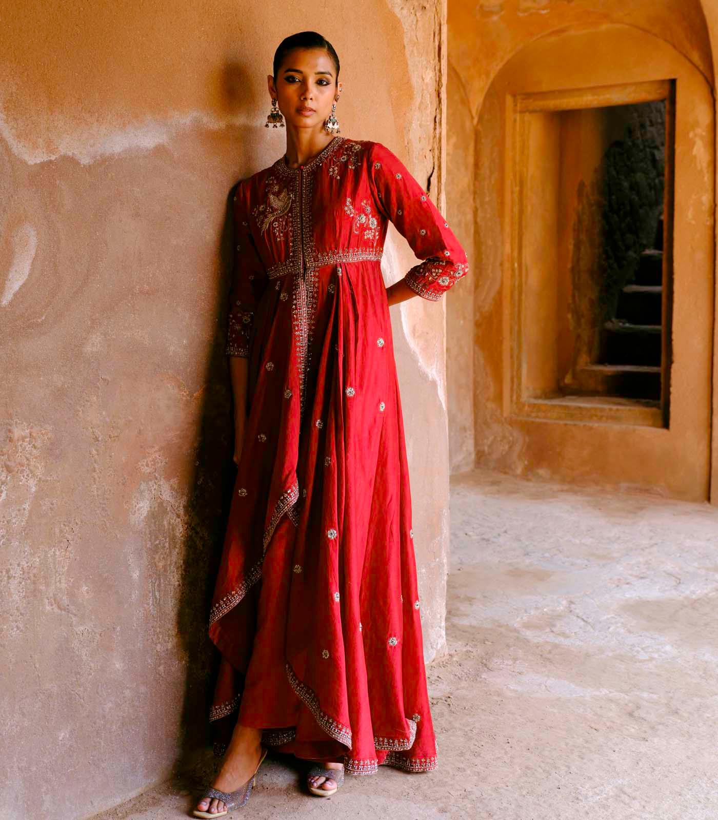Anarkali Drape Set - Jayanti Reddy