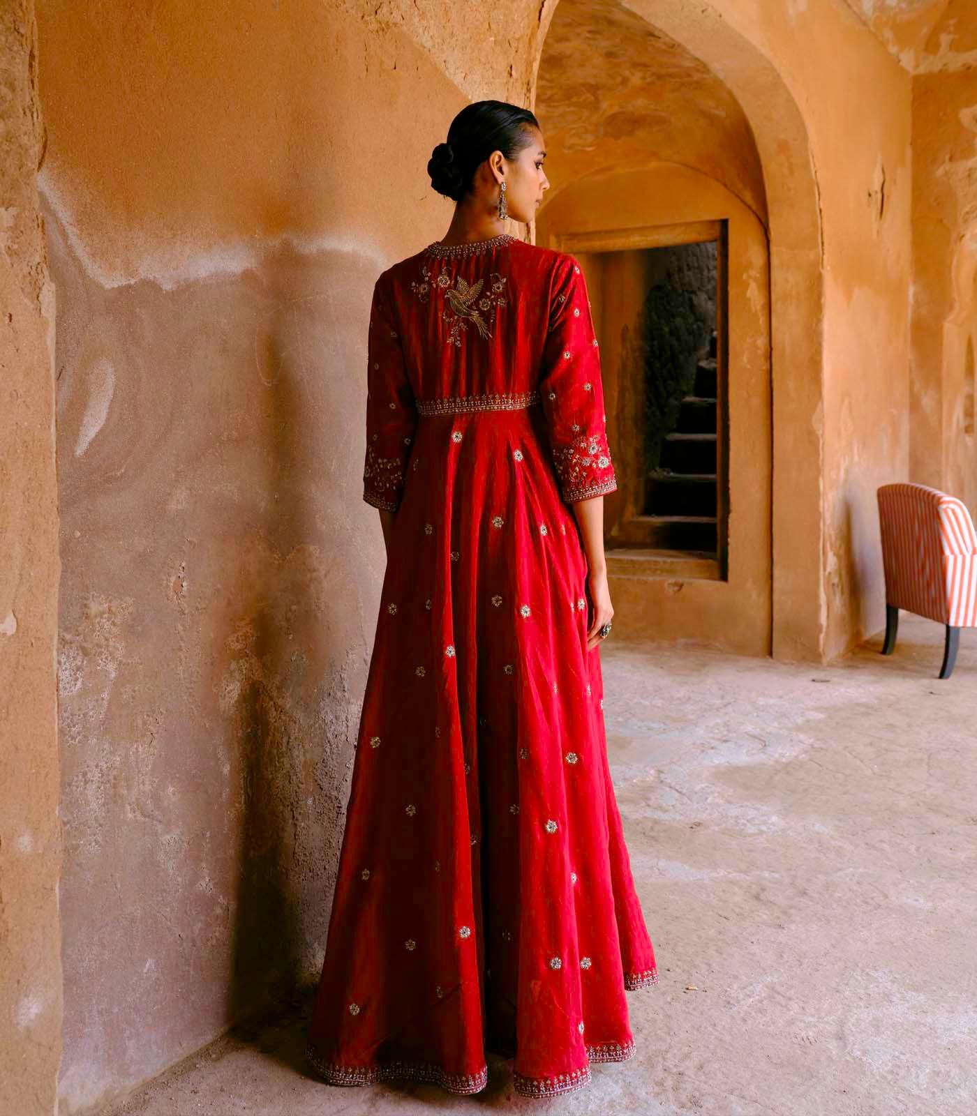 Anarkali Drape Set - Jayanti Reddy