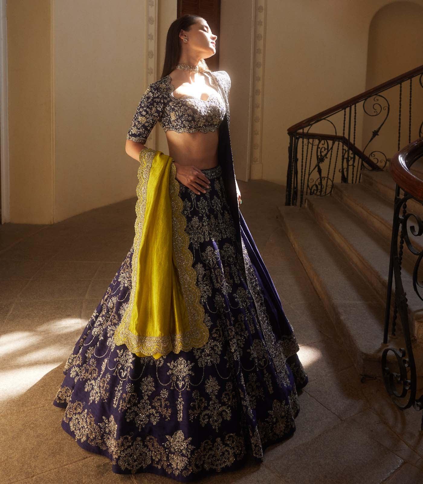 Embroidered lehenga Set - Jayanti Reddy