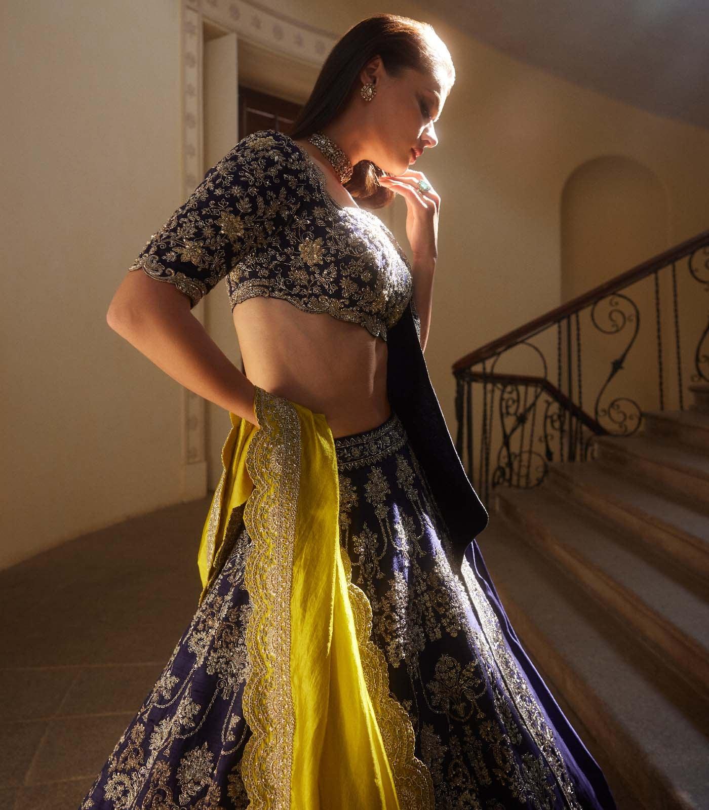 Embroidered lehenga Set - Jayanti Reddy