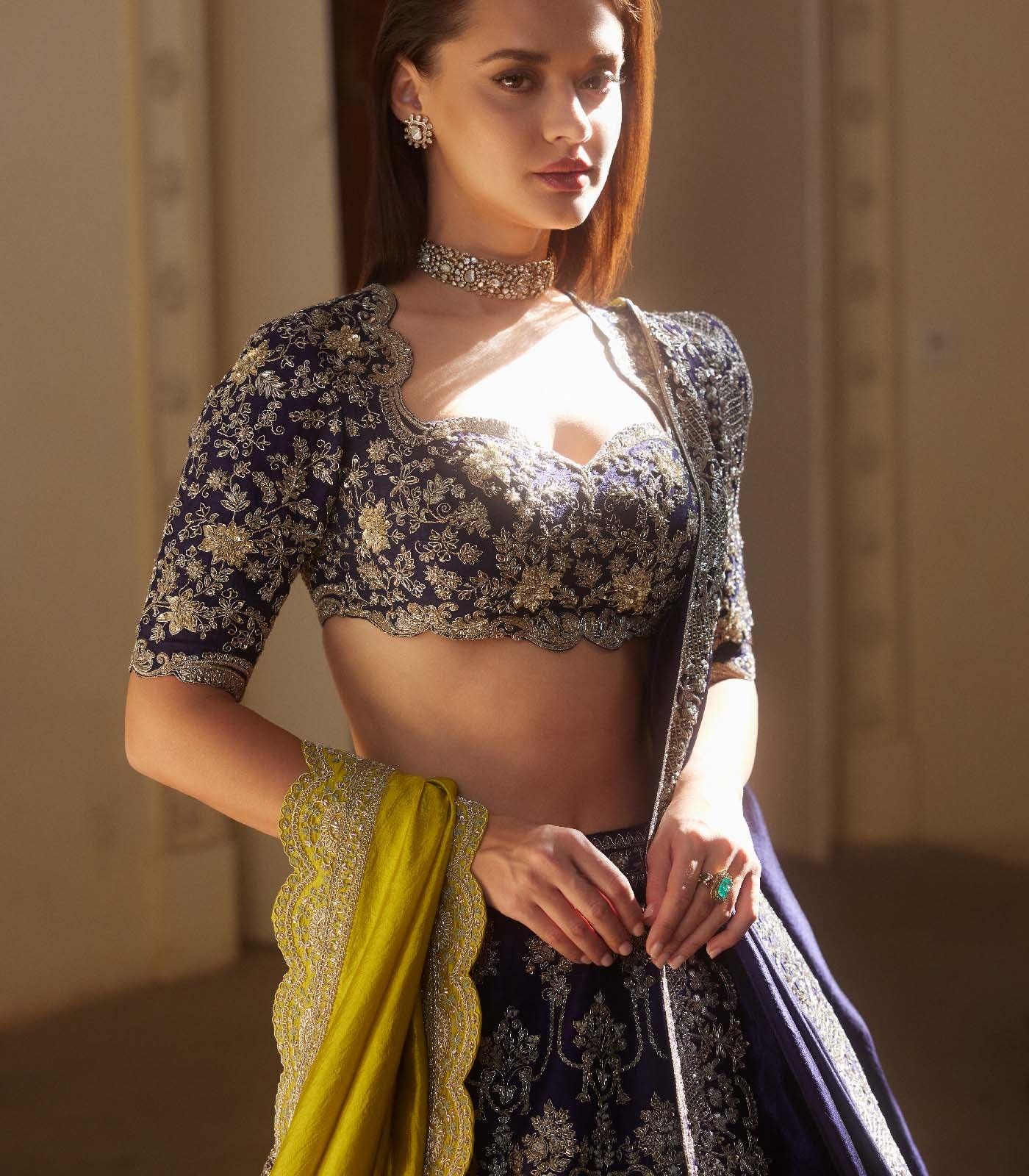 Embroidered lehenga Set - Jayanti Reddy