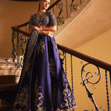 Purple Embroidered lehenga Set - Jayanti Reddy