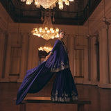 Purple Tunic Sharara Set - Jayanti Reddy