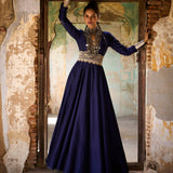 Purple Anarkali Set
