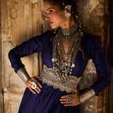Purple Anarkali Set