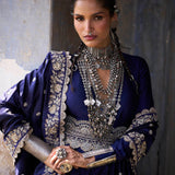 Purple Anarkali Set