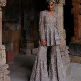 Alana Peplum & Sharara Set