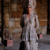 Alana Peplum & Sharara Set