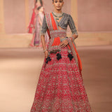 Rani pink lehenga Set