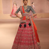 Rani pink lehenga Set
