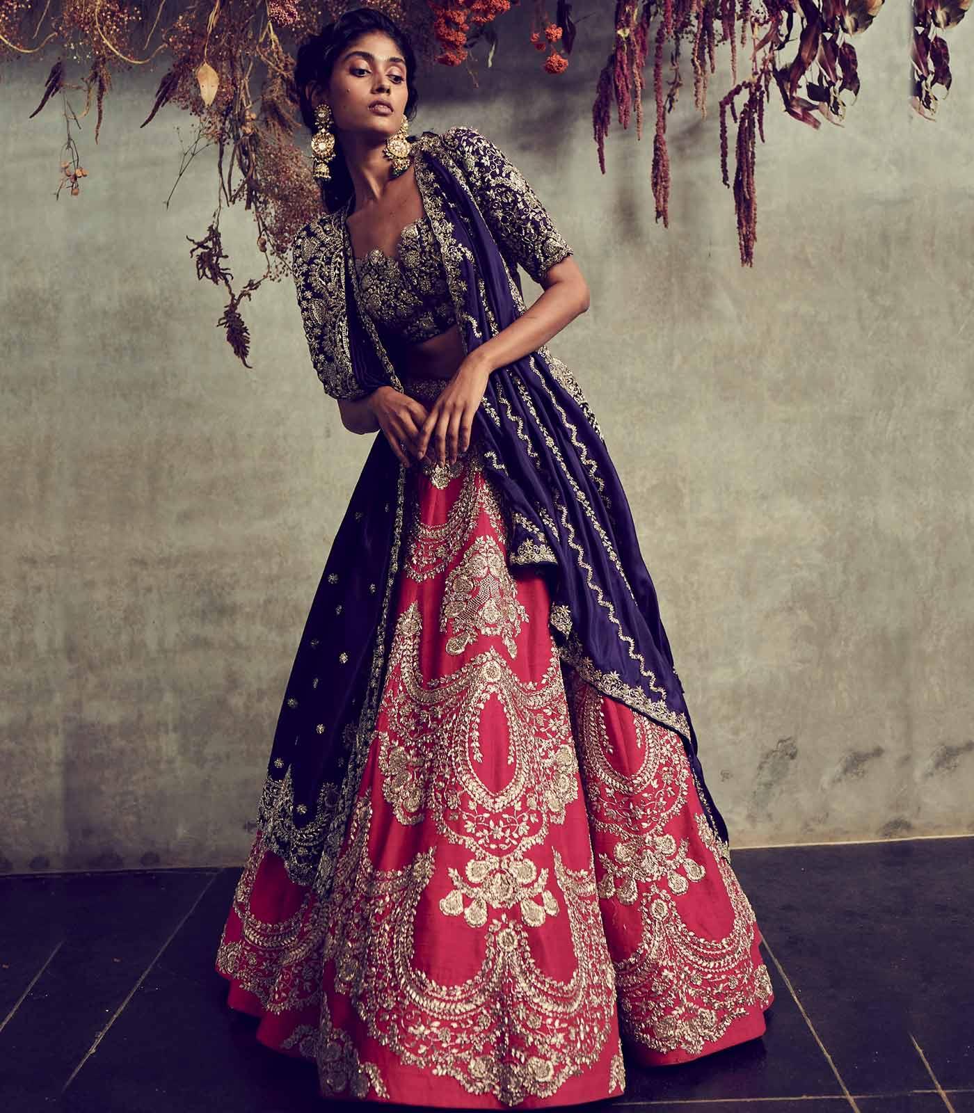 Lehenga Set With Blouse And Dupatta - Jayanti Reddy