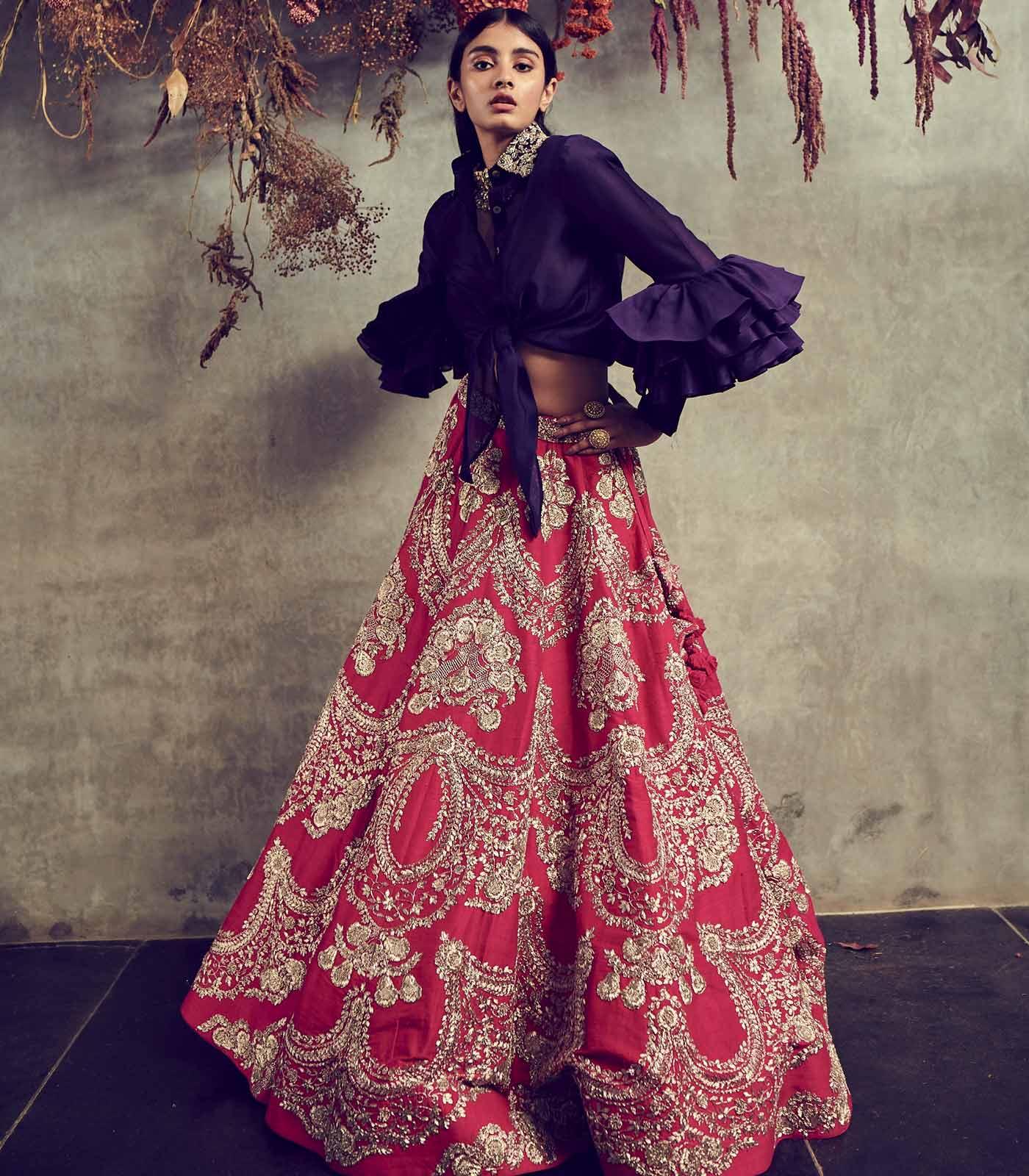 Lehenga Set With Blouse - Jayanti Reddy