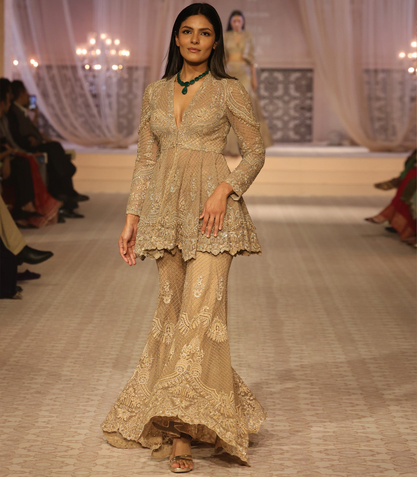 Estella Peplum - Sharara Set