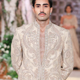 Beige Sherwani