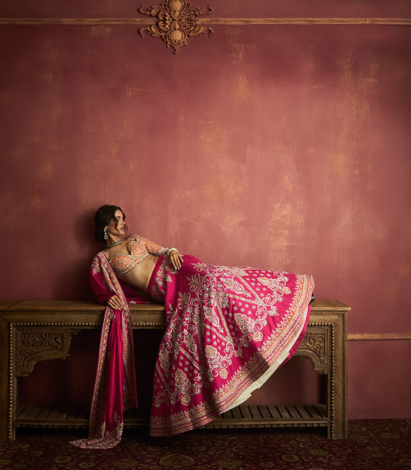 Pink Lehenga Set