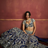 Purple Lehenga Set