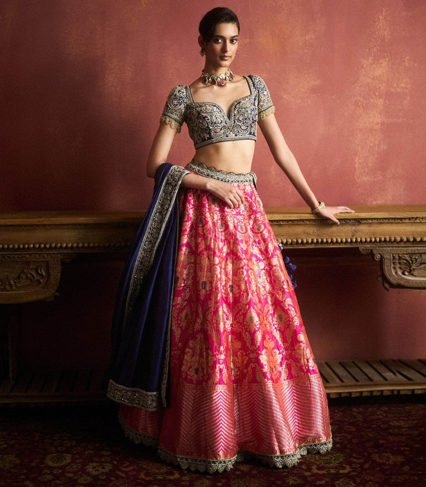 Pink Lehenga Set