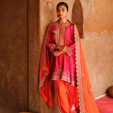 Rani Pink Tunic Set - Jayanti Reddy