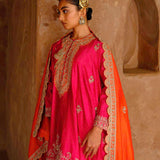 Rani Pink Tunic Set - Jayanti Reddy