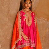 Rani Pink Tunic Set - Jayanti Reddy