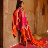 Rani Pink Tunic Set - Jayanti Reddy