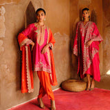 Rani Pink Tunic Set - Jayanti Reddy