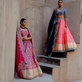 Pink & Purple Lehenga Set - Jayanti Reddy