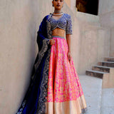 Pink & Purple Lehenga Set - Jayanti Reddy