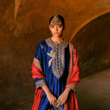 Navy Blue Tunic Set - Jayanti Reddy