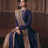 Purple Anarkali set - Jayanti Reddy