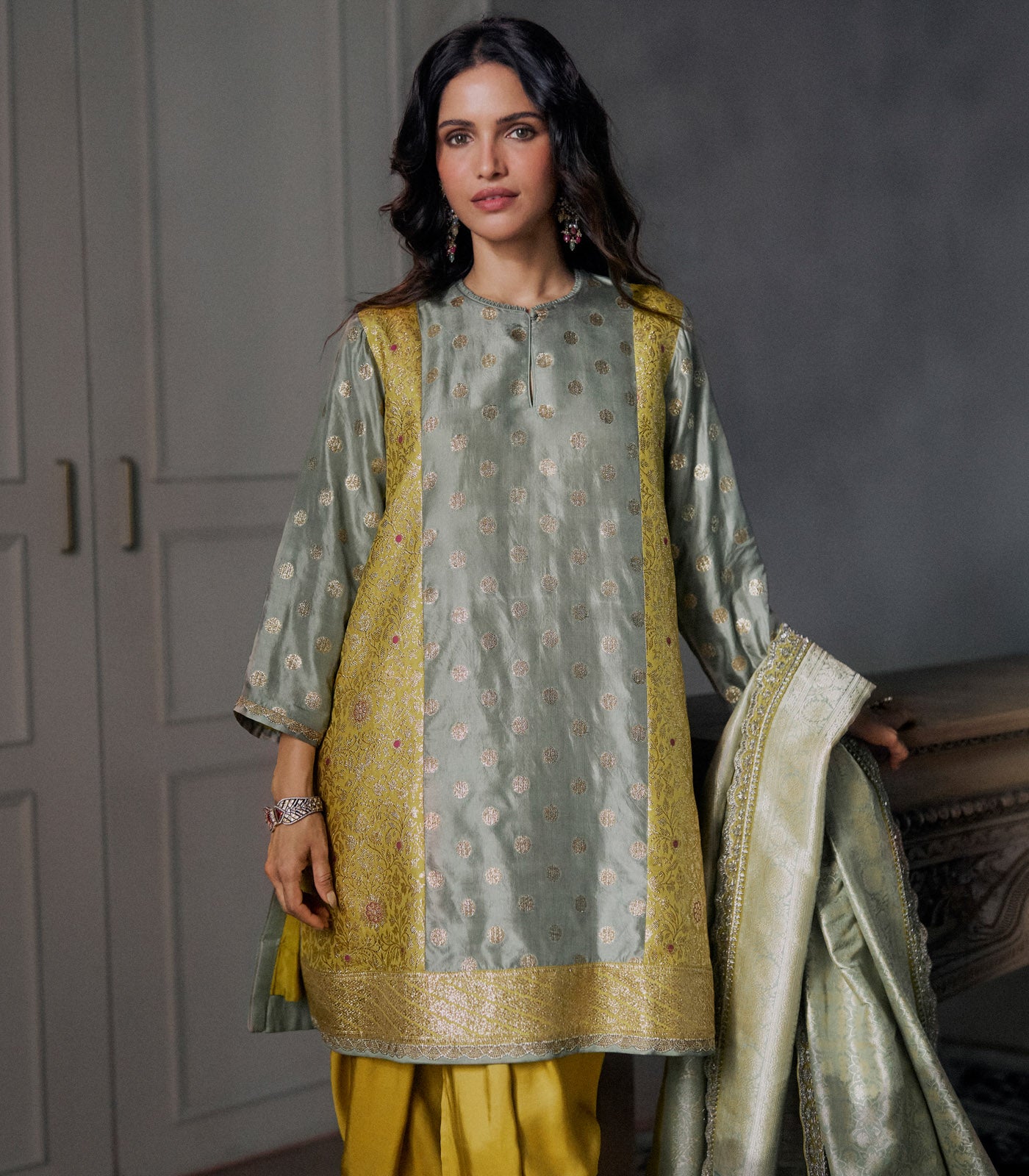 Golden Yellow Kurta Set