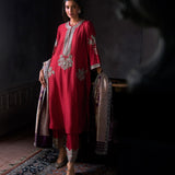 Red Kurta Set
